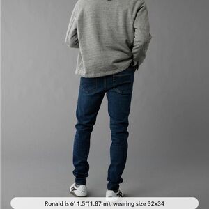 AE AirFlex+ Skinny Jean dark blue wash